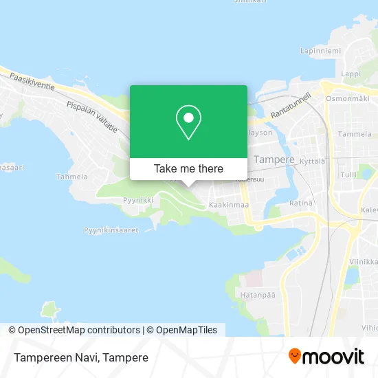 Tampereen Navi map