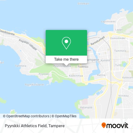 Pyynikki Athletics Field map