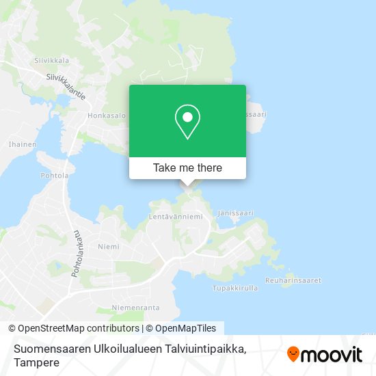 Suomensaaren Ulkoilualueen Talviuintipaikka map
