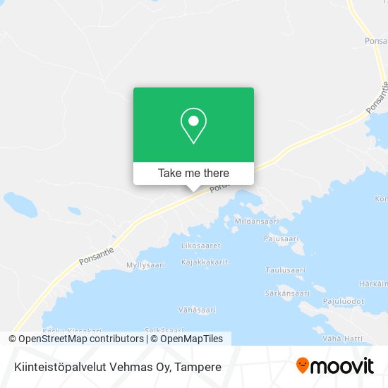 Kiinteistöpalvelut Vehmas Oy map