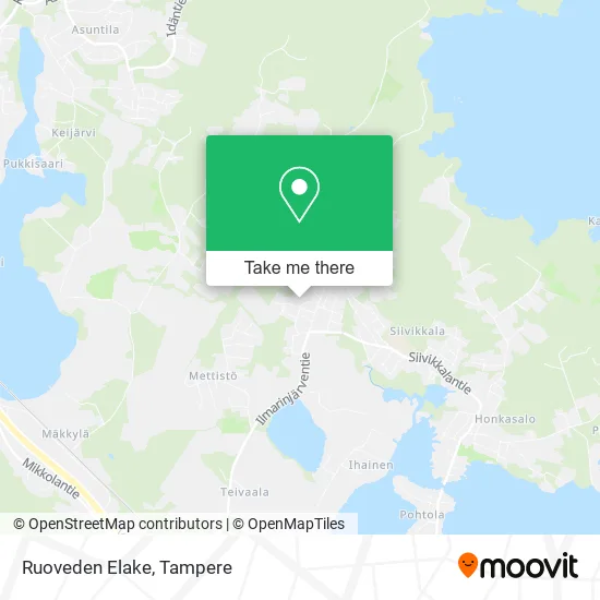 Ruoveden Elake map