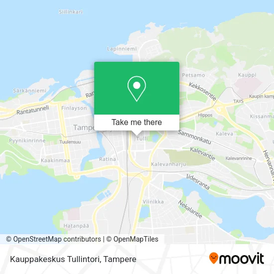 Kauppakeskus Tullintori map