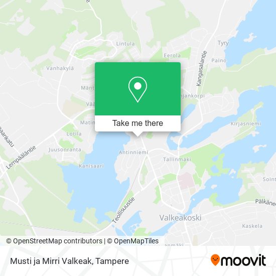 Musti ja Mirri Valkeak map