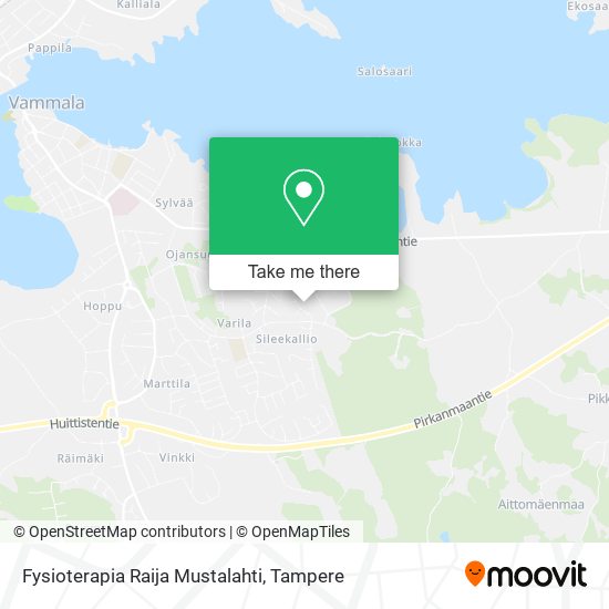 Fysioterapia Raija Mustalahti map