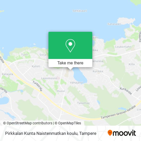 Pirkkalan Kunta Naistenmatkan koulu map