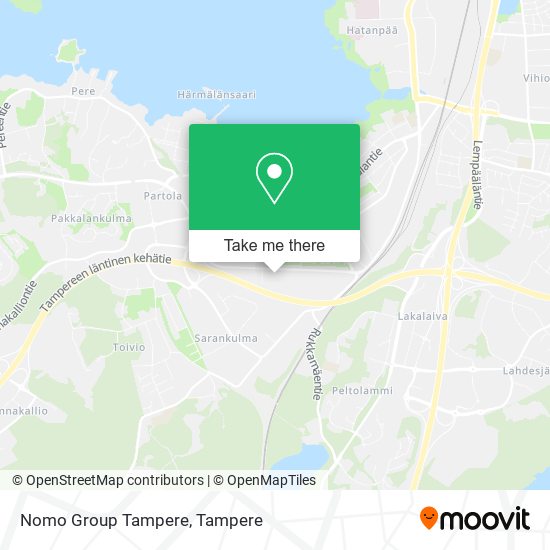 Nomo Group Tampere map