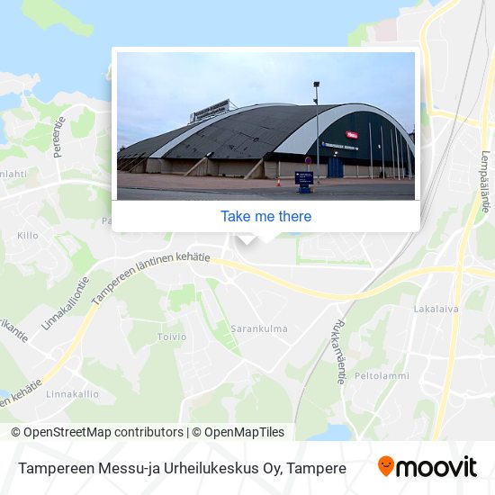 Tampereen Messu-ja Urheilukeskus Oy map