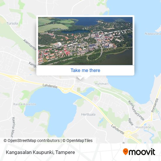 Kangasalan Kaupunki map