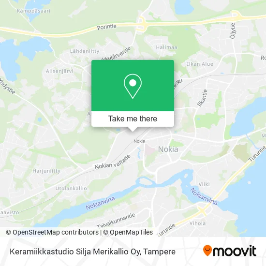 Silja Merikallio Ceramics Studio map