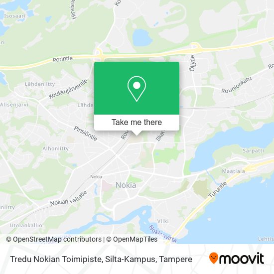 Tredu Nokian Toimipiste, Silta-Kampus map