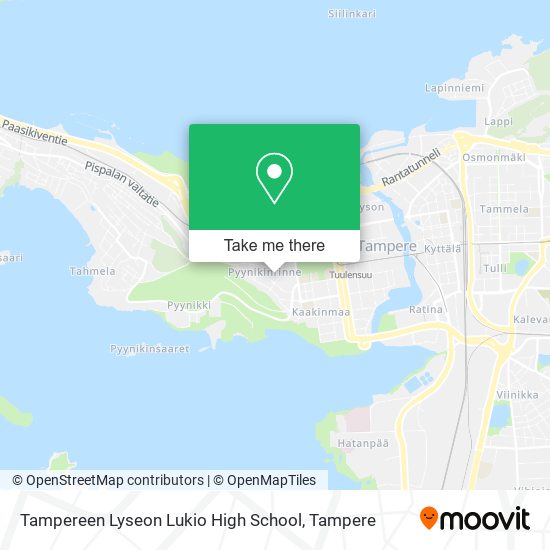 Tampereen Lyseon Lukio High School map