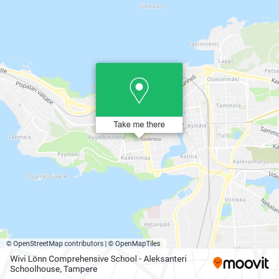 Wivi Lönn Comprehensive School - Aleksanteri Schoolhouse map