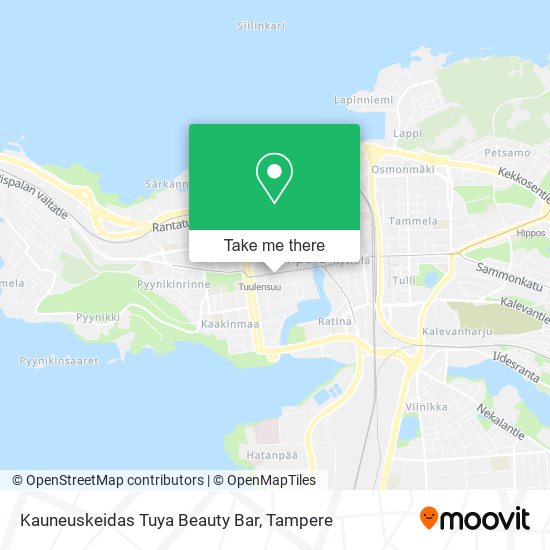 Kauneuskeidas Tuya Beauty Bar map