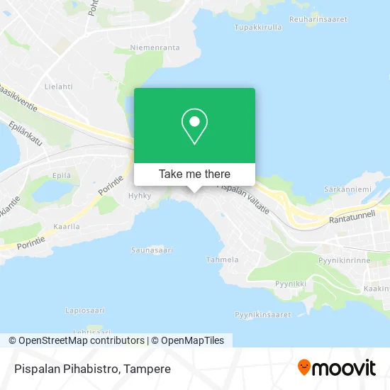 Pispalan Pihabistro map