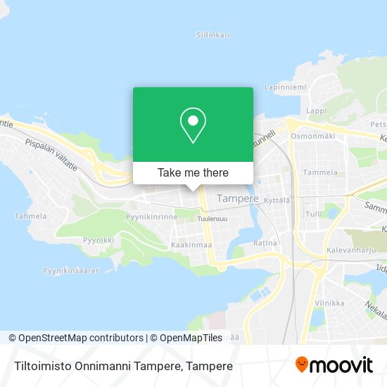 Tiltoimisto Onnimanni Tampere map