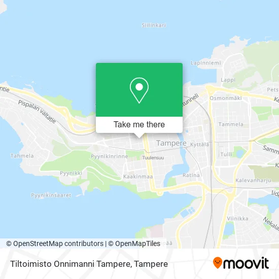 Tiltoimisto Onnimanni Tampere map
