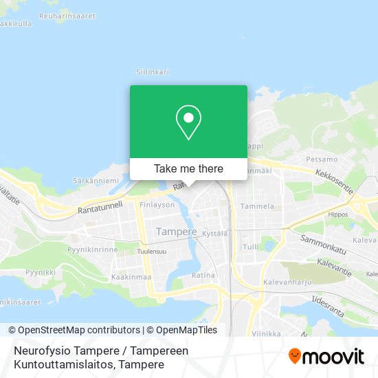 Neurofysio Tampere / Tampereen Kuntouttamislaitos map