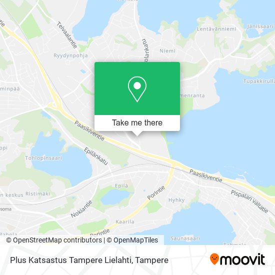 Plus Katsastus Tampere Lielahti map
