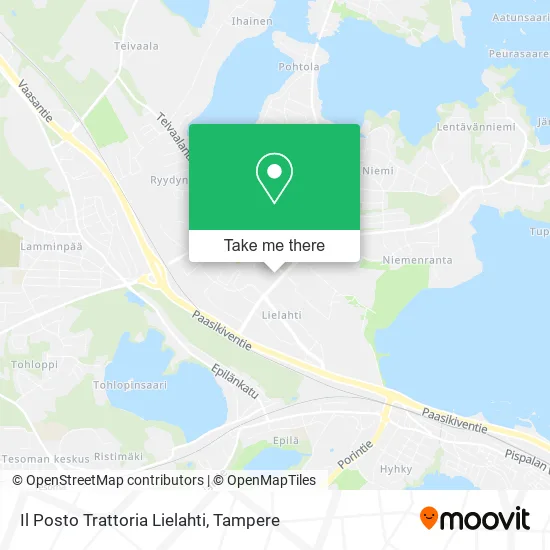 Il Posto Trattoria Lielahti map