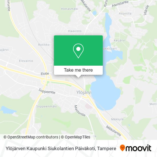 Ylöjärven Kaupunki Siukolantien Päiväkoti map