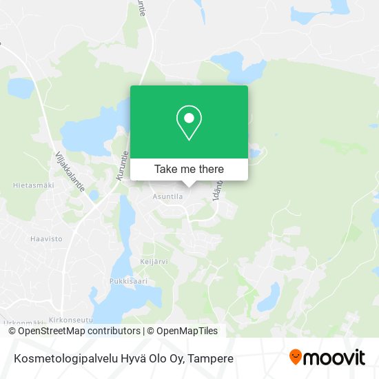 Kosmetologipalvelu Hyvä Olo Oy map