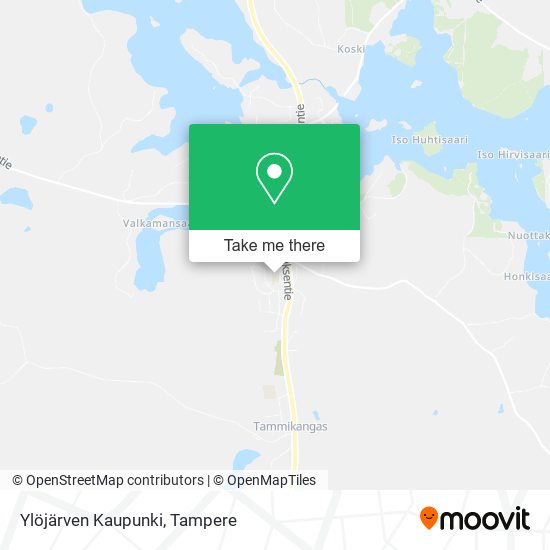Ylöjärven Kaupunki map