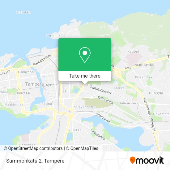 Sammonkatu 2 map