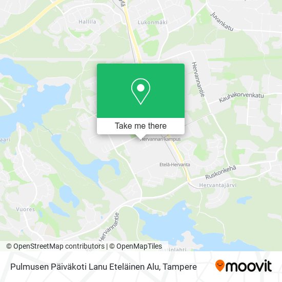 Pulmusen Päiväkoti Lanu Eteläinen Alu map