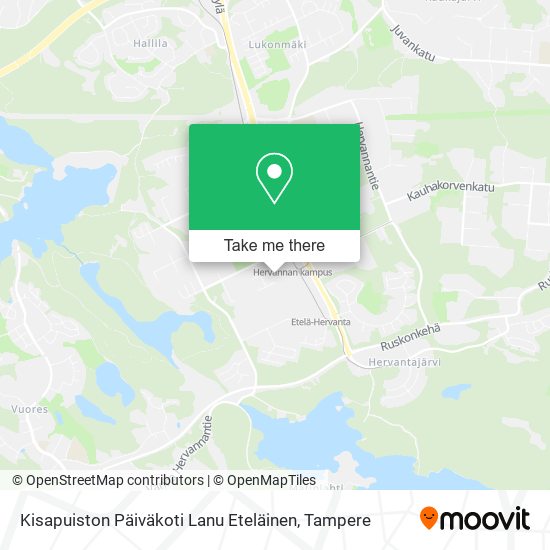 Kisapuiston Päiväkoti Lanu Eteläinen map