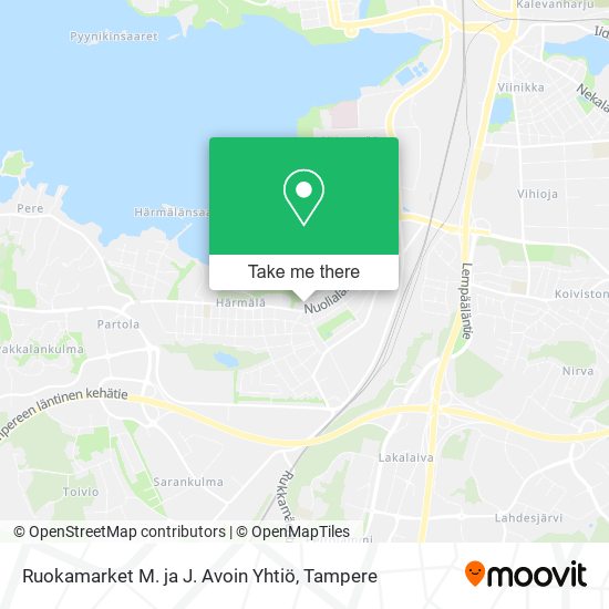 Ruokamarket M. ja J. Avoin Yhtiö map