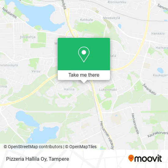Pizzeria Hallila Oy map