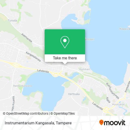 Instrumentarium Kangasala map