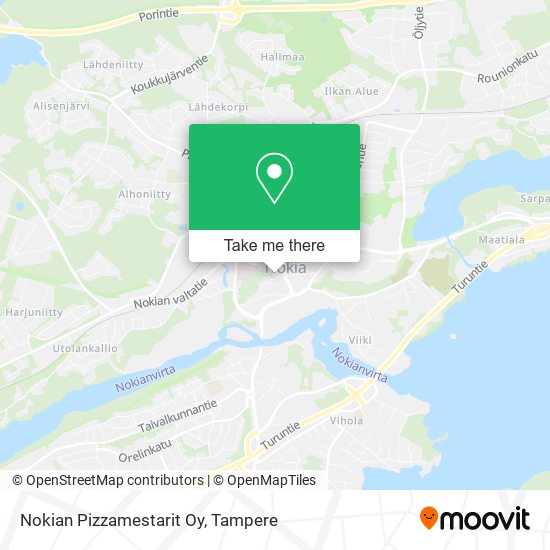 Nokian Pizzamestarit Oy map