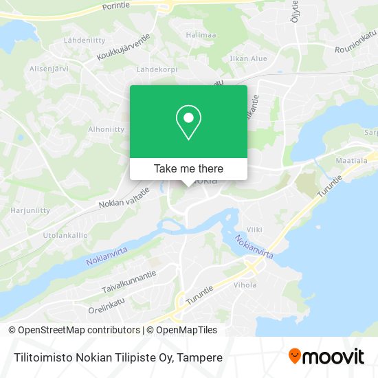 Tilitoimisto Nokian Tilipiste Oy map