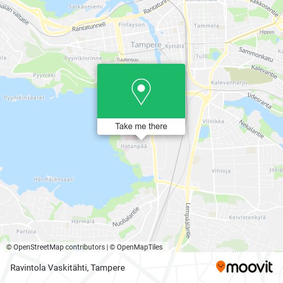 Ravintola Vaskitähti map