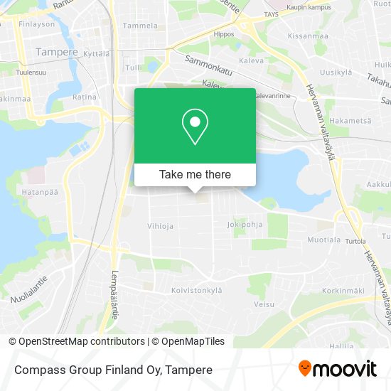 Compass Group Finland Oy map