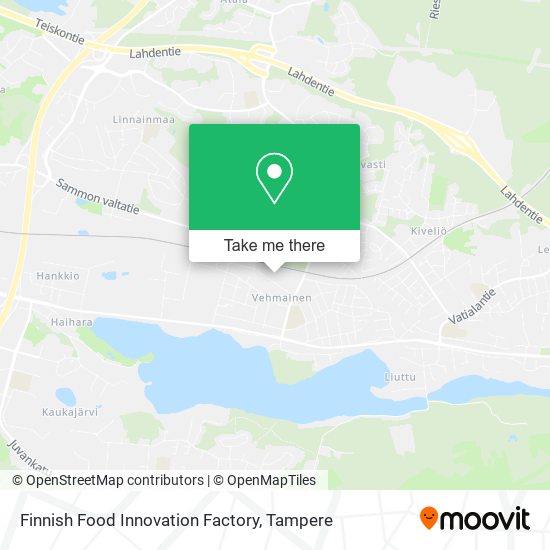 Finnish Food Innovation Factory map