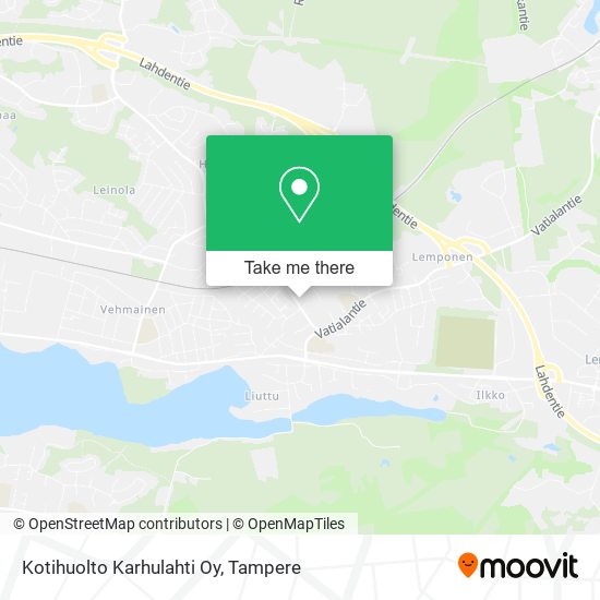 Kotihuolto Karhulahti Oy map