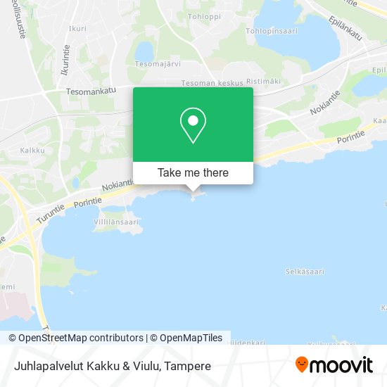 Juhlapalvelut Kakku & Viulu map