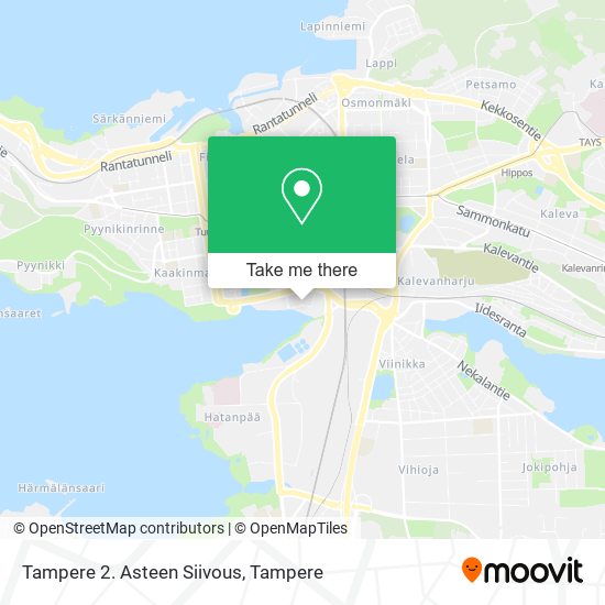 Tampere 2. Asteen Siivous map