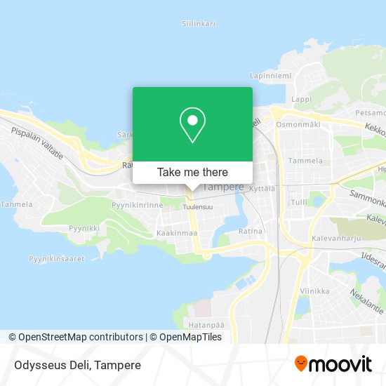 Odysseus Deli map