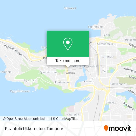 Ravintola Ukkometso map