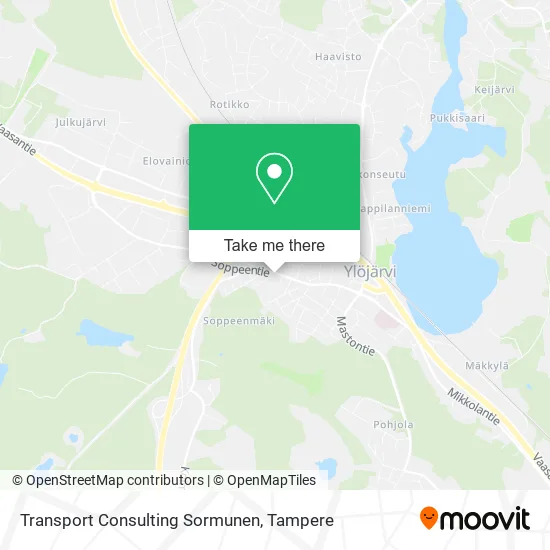 Transport Consulting Sormunen map