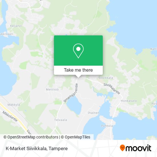 K-Market Siivikkala map