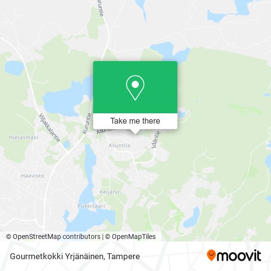 Gourmetkokki Yrjänäinen map