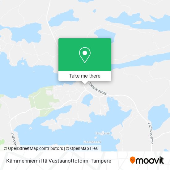 Kämmenniemi Itä Vastaanottotoim map