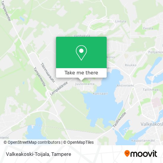 How to get to Valkeakoski-Toijala by Bus?