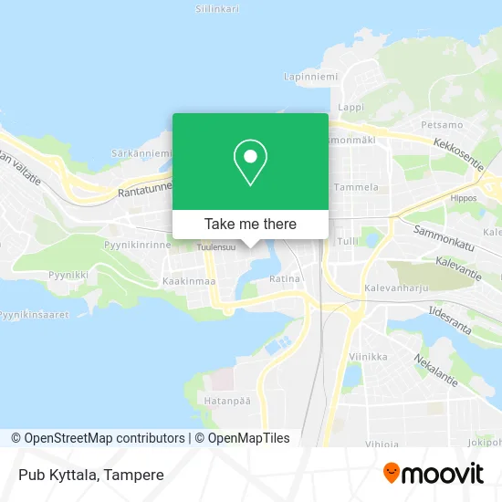 Pub Kyttala map