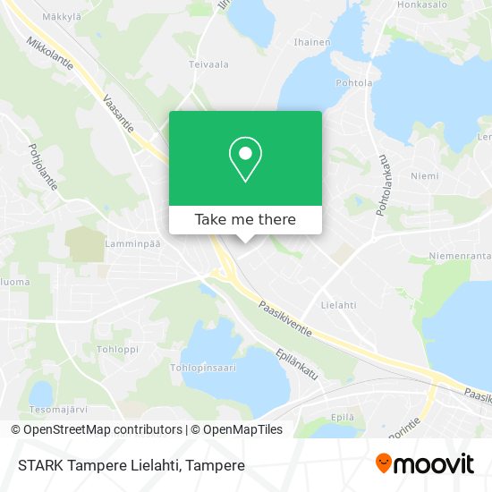 STARK Tampere Lielahti map