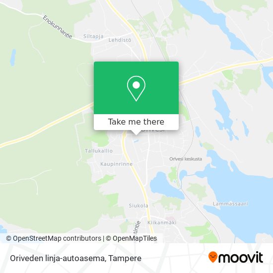 How to get to Oriveden linja-autoasema in Orivesi by Bus?